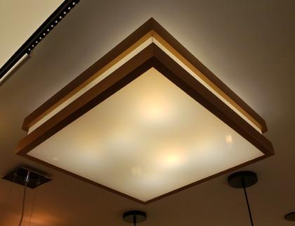 Imagem de Plafon Moderno Modular 50cm Cobre Para Sala Mesa Cozinha Quarto Escritório