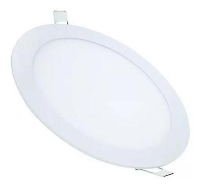 Imagem de Plafon Painel Led Redondo Embutir 18w 22cm Branco Frio 6500k