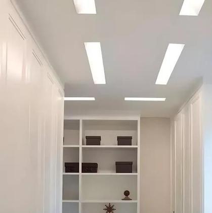 Imagem de Plafon Painel Led Retangular Emb 40w 10x120cm Interno Bivolt