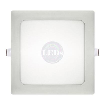 Imagem de Plafon Painel Quadrado Embutir 15w 19x19cm Branco Frio 6000K