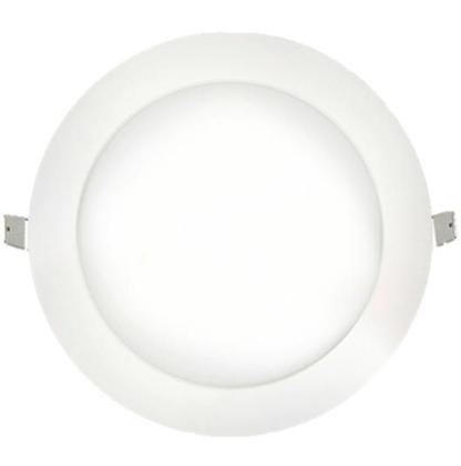 Imagem de Plafon Painel Redondo Embutir 36w 40cm Branco Quente 2700K