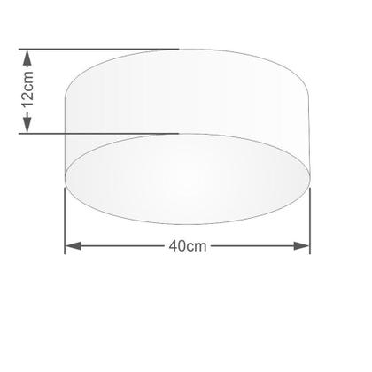 Imagem de Plafon Para Sala Cilíndrico SL-3005 Cúpula Cor Branco