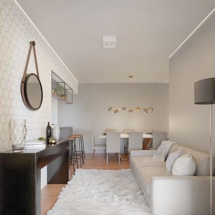 Imagem de Plafon Sobrepor Spot Teto Modulo Recuado Alumínio Bivolt Com lâmpada Soquete GU10