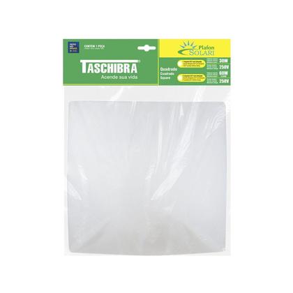 Imagem de Plafon Solari E-27 Taschibra Quadrado Saco Plast