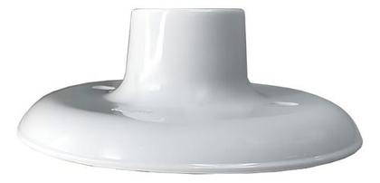 Imagem de Plafon / spot branco soquete e27 porcelana foxlux - kit c/10