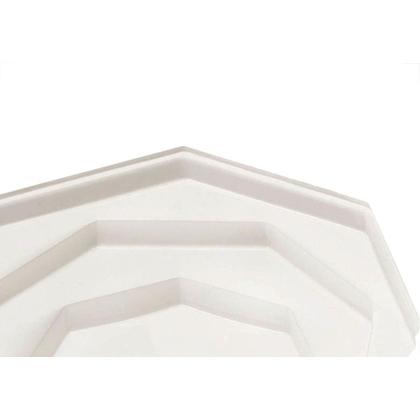 Imagem de Plafonier Pvc Pavilonis 910 Branco Sextavado Soquete Porcelana 891001/200