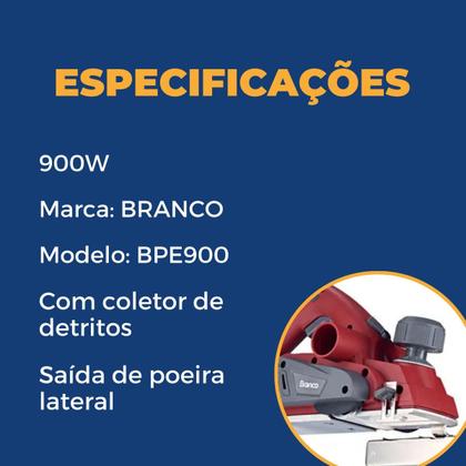 Imagem de Plaina 127v bpe900 branco