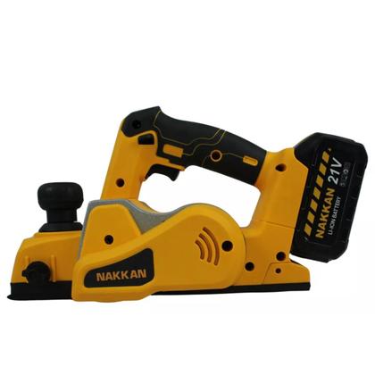 Imagem de Plaina A Bateria Sem Fio 21v 750w Amarela 82mm C/ Maleta