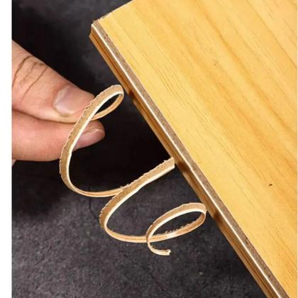 Imagem de Plaina Cortador Refilador Aparador de Fita Borda Curvada 45º MDF Drywall Gesso