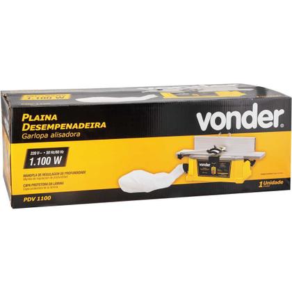 Imagem de Plaina Desempenadeira 1100W 220V PDV1100 VONDER