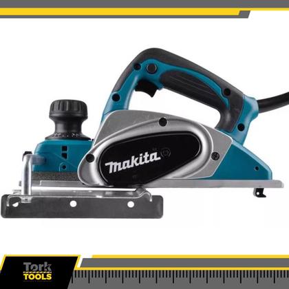 Imagem de Plaina Elétrica 620w 82mm Com Corte 2,5mm 220v Kp0800 Makita