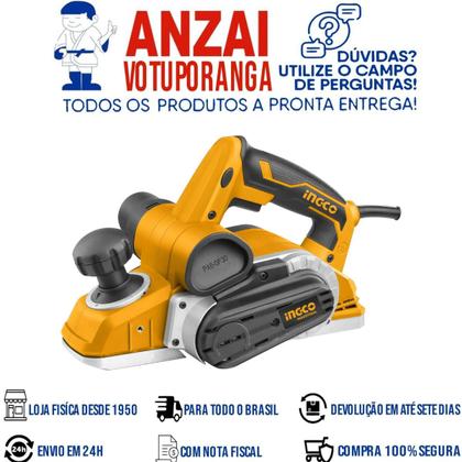 Imagem de Plaina elétrica ingco 1050w 220v