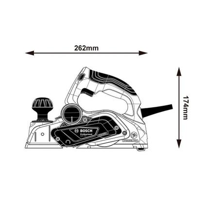 Imagem de Plaina GHO 700 700W 2 Lâminas e Coletor de Pó Bosch