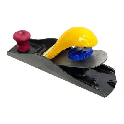 Imagem de Plaina Manual 175mm Em Metal Block Compacta Para Madeira