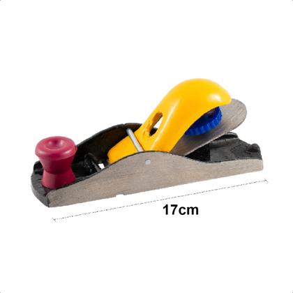 Imagem de Plaina Manual 175mm Em Metal Block Compacta Para Madeira