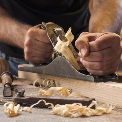 Imagem de Plaina Manual Com Corpo de Metal N3/ 52 X 230 Mm