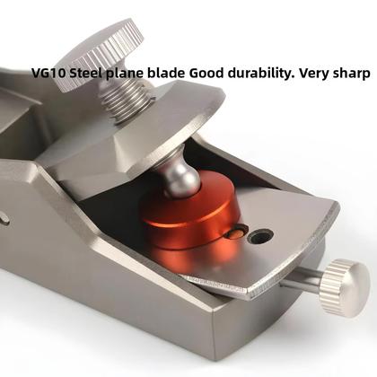 Imagem de Plaina Manual Mini De Liga De Alumínio Para Marcenaria, Plaina De Acabamento De Madeira, Plaina