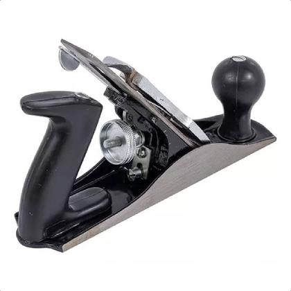 Imagem de Plaina Manual Número 3 Em Metal Cabo Plástico Para Madeira