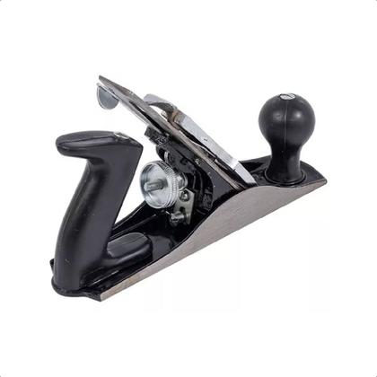 Imagem de Plaina Manual Número 4 Em Metal Cabo Plástico Para Madeira