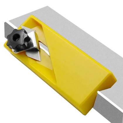 Imagem de Plaina Manual Para Chanfrar Bordas De Drywall, Ferramenta Para Acabamento De Placas De Gesso