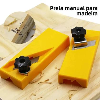 Imagem de Plaina Manual Para Chanfrar Bordas De Drywall, Ferramenta Para Acabamento De Placas De Gesso