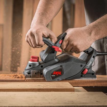 Imagem de Plaina Skil 1555 550W com 2 Lâminas e 1 chave troca Lâminas