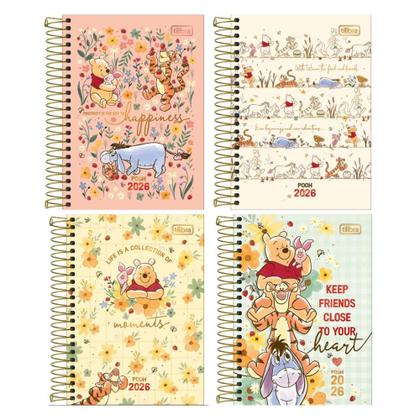 Imagem de Planner 2026 Espiral 179X240mm M7 Ursinho Pooh TILIBRA