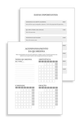 Imagem de Planner da Quaresma - Capa cruz