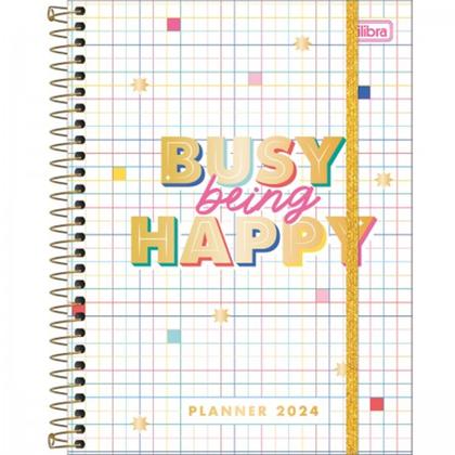 Imagem de Planner espiral 17,7 x 24 cm be nice 90 g 2024