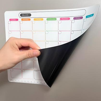 Imagem de Planner Mensal Lousa Quadro Magnético De Geladeira Recados