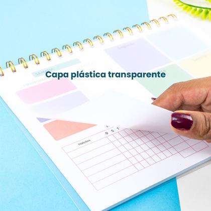 Imagem de Planner Semanal De Mesa Com Divisões Organização De Tarefas
