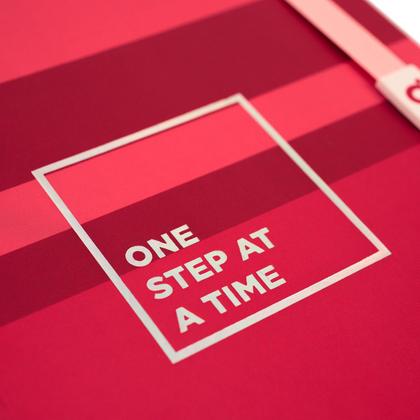 Imagem de Planner Systemflex Viva Magenta Listras Maxi - Fls Reposicionáveis - Ótima - Caderno Tamanho A5