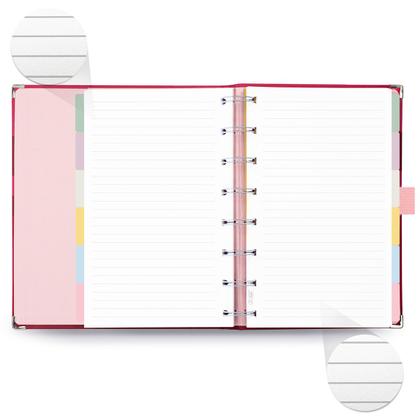Imagem de Planner Systemflex Viva Magenta Listras Maxi - Fls Reposicionáveis - Ótima - Caderno Tamanho A5