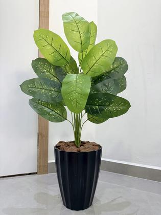 Imagem de Planta Artificial Comigo Ninguem Pode Com Vaso Facetado Casa