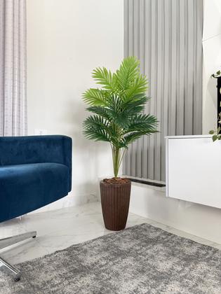 Imagem de Planta Artificial Palmeira com Vaso Polietileno Cone Romano