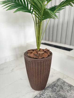 Imagem de Planta Artificial Palmeira com Vaso Polietileno Cone Romano