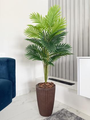 Imagem de Planta Artificial Palmeira com Vaso Polietileno Cone Romano