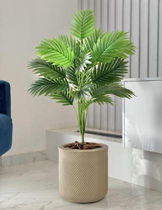 Imagem de Planta Palmeira Artificial com Vaso Bojo Sala Decoração Casa