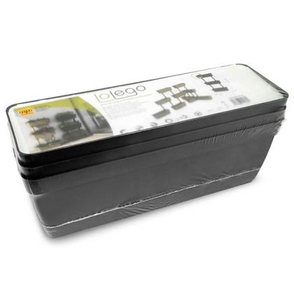 Imagem de Plantador de jardim VidaXL Versatile Outdoor Antracite TPR 49x16x100cm