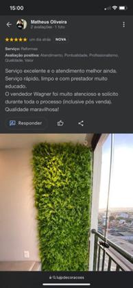 Imagem de Plantas Jardim Vertical Decorativa Protecao Uv Placas 4 Unid