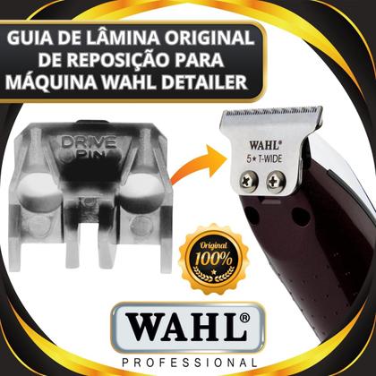 Imagem de Plaqueta Guia De lâmina P/ Máquina Wahl Detailer Silver Original De Reposição
