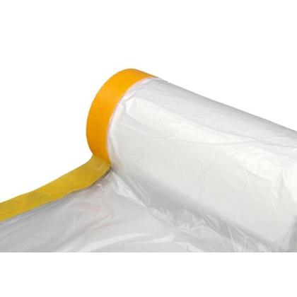 Imagem de Plastico Para Pintura Protege Facil (Com Adesivo Dupla Face) Compel 1,5M X 17M