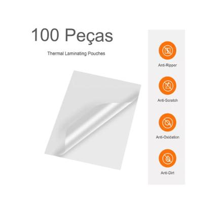 Imagem de Plástico Para Plastificação Tamanho A4 125 Micras 100un