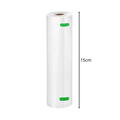 Imagem de Plástico Para Seladora À Vácuo 10 Rolos 15cm X 5m Gofrado
