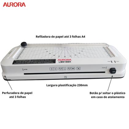 Imagem de Plastificadora a4 - 4 em 1 -  lm4188h-1  - 127v