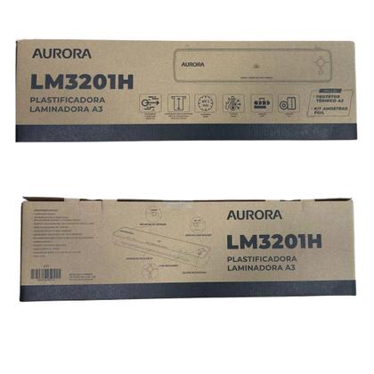 Imagem de Plastificadora e laminadora bopp/foil aurora a3 lm3201h 110v