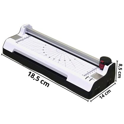 Imagem de Plastificadora Laminadora 5 em 1 Refiladora A4 A5 A6 com Cortes 220V Importway Iwplra-45x102