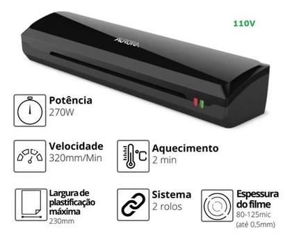 Imagem de Plastificadora Laminadora Aurora A4 Lm4205h-1
