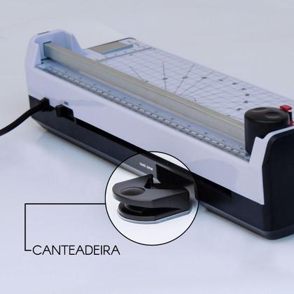 Imagem de Plastificadora Laminadora e Refiladora A4 A5 A6 e Ofício Quente e Frio 110v