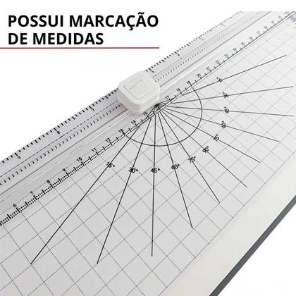 Imagem de Plastificadora Laminadora Refiladora A4 270W com Guilhotina Branca 110V Importway Iwe022 127V